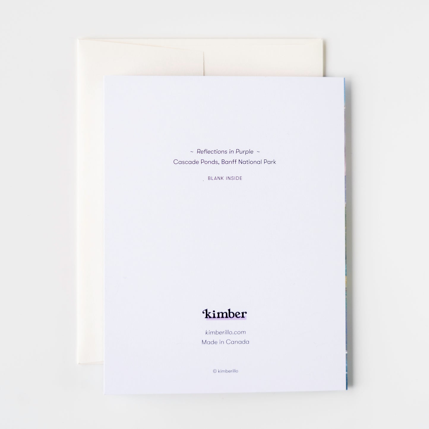 Reflections in Purple Card